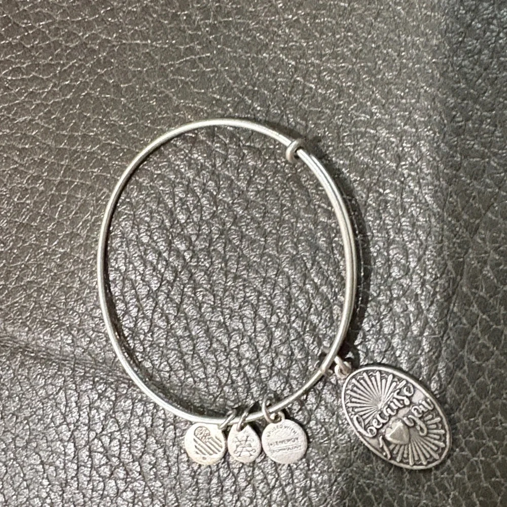 Alex and ani “because I love you” charm bracelet - Picture 5 of 5